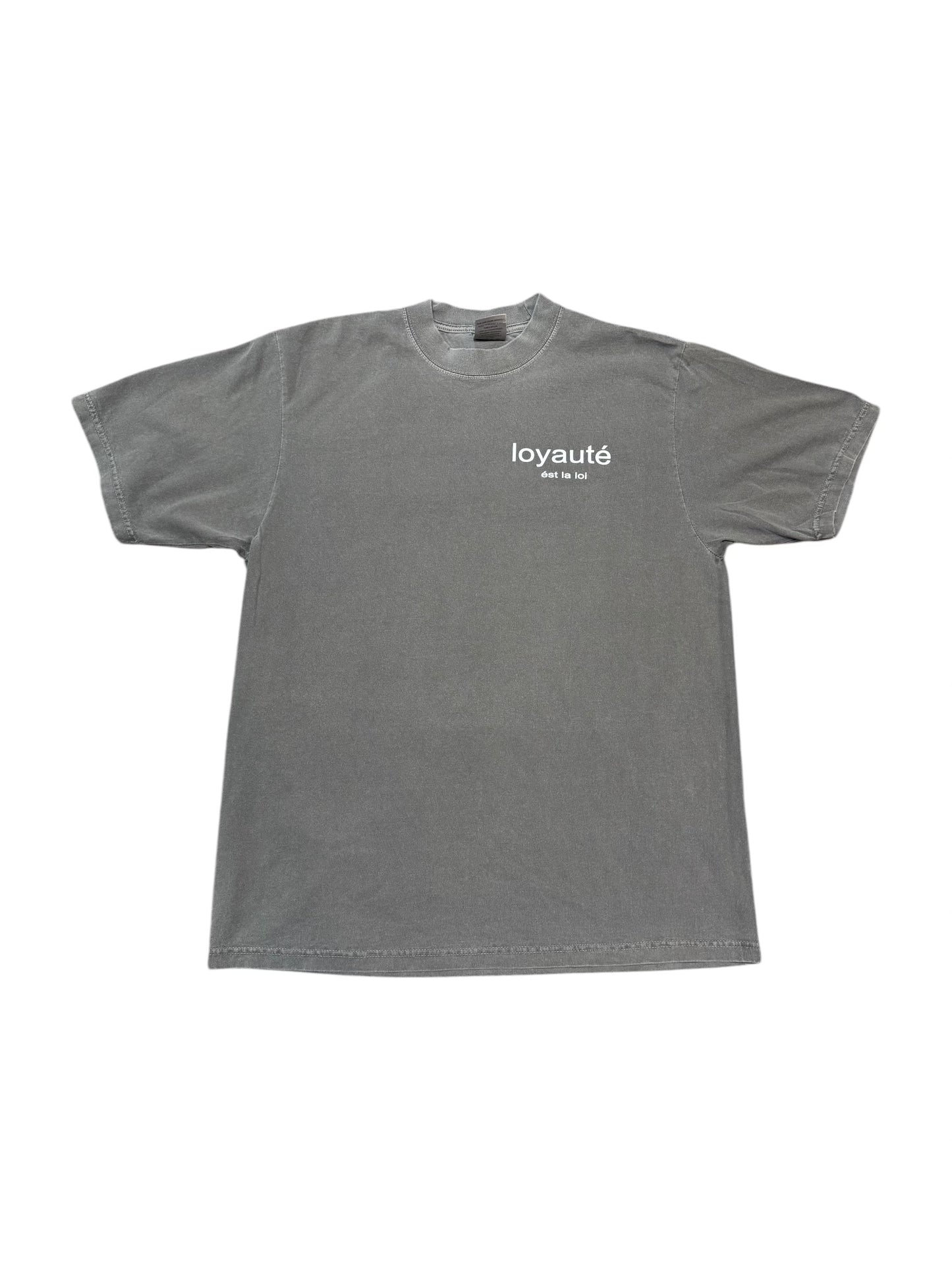 loyaute' Heavy Weight T-Shirt (Grey)
