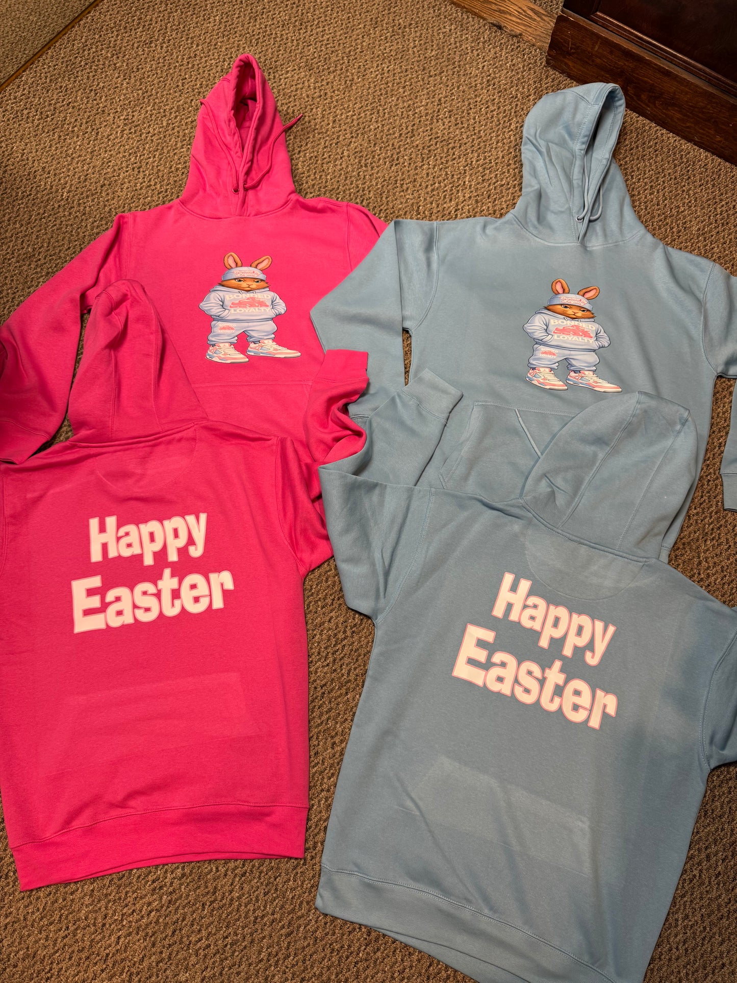 Easter BondedByLoyalty Hoodie (AVAILABLE IN PINK & BABY BLUE)