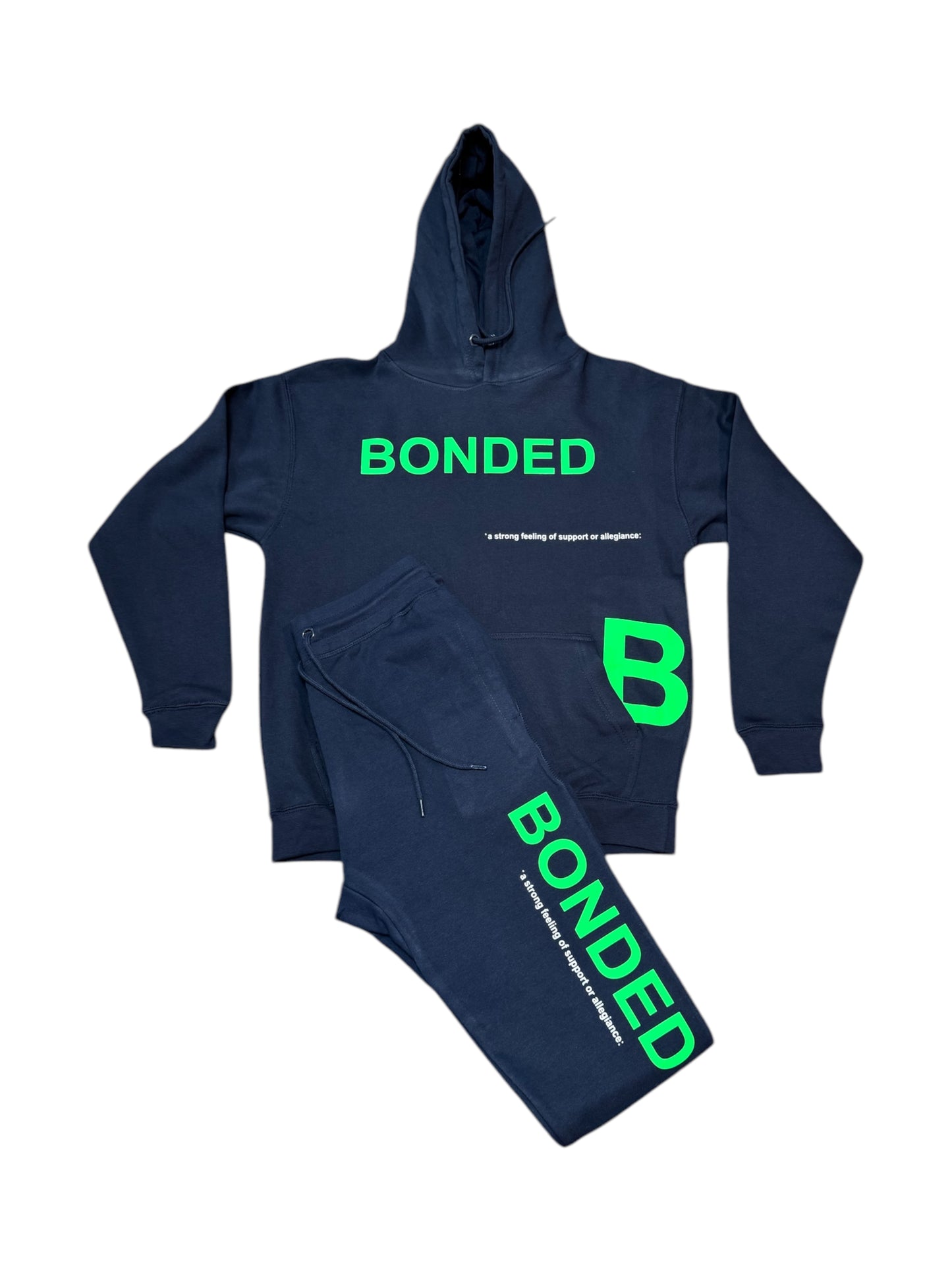 Wrap Around Jogger Set (Navy) Muti Colorways