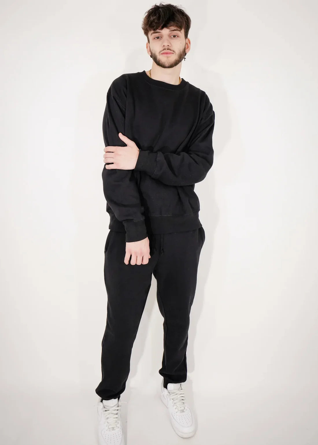 Blank Black Crew Set