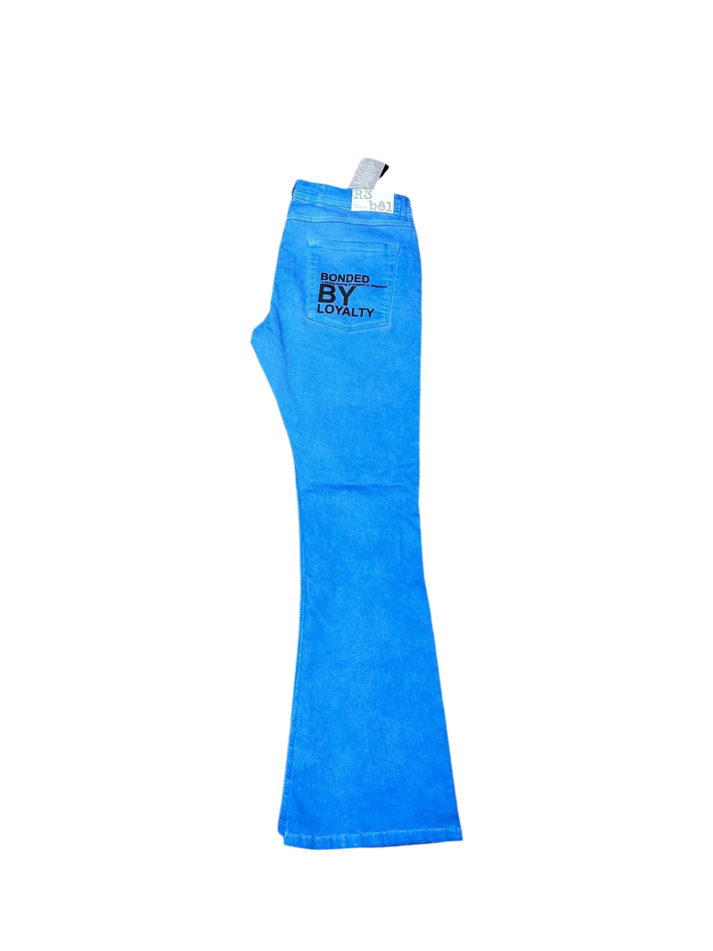 BondedByLoyalty Stacked Jeans (Blue)