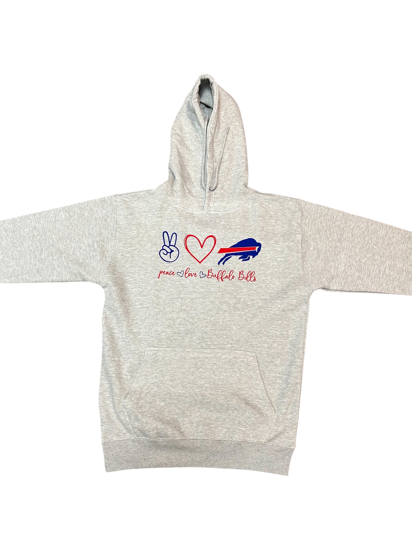 Peace Love & Buffalo Bills Hoodie