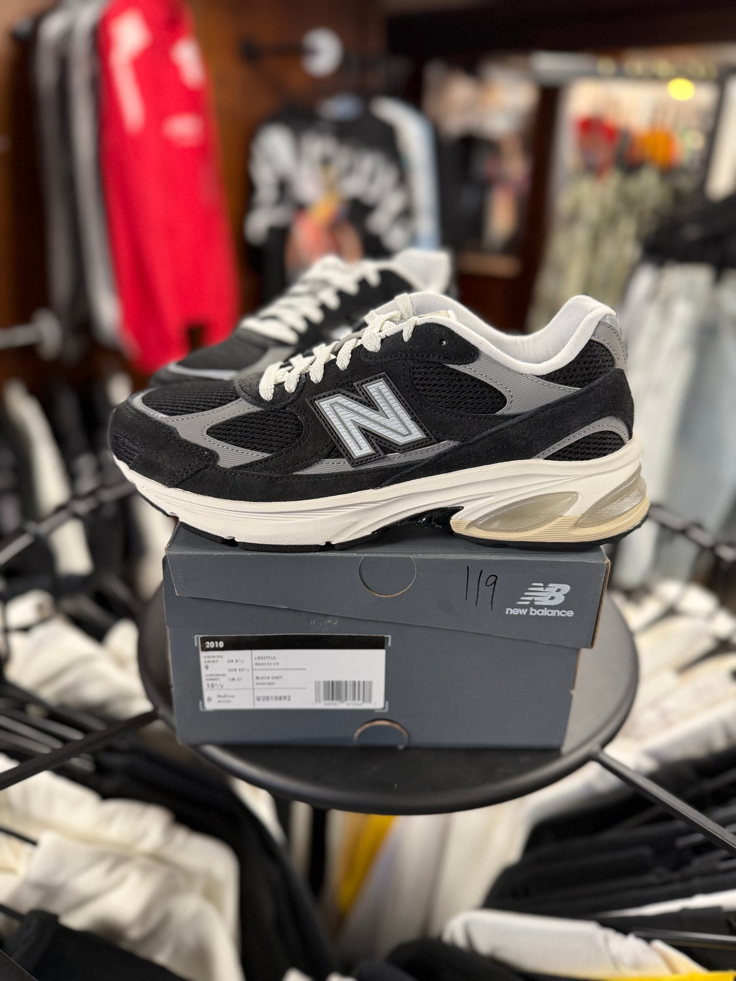 New Balance 2010 Black Shadow Grey