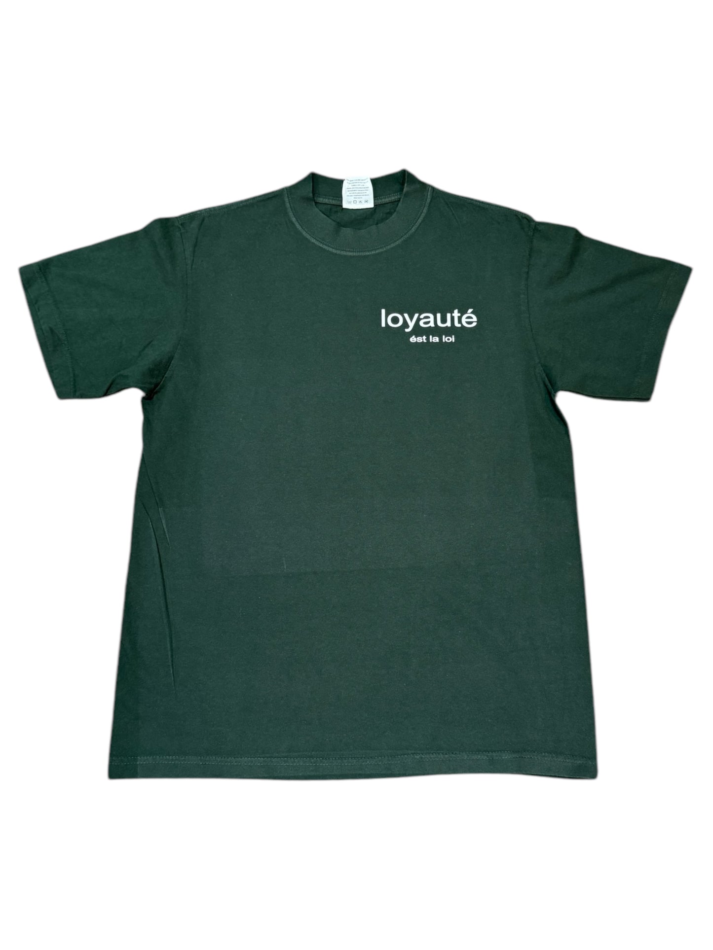 loyaute' Heavy Weight T-Shirt (Green)