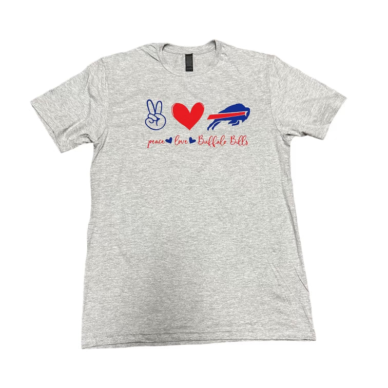 Peace Love & Buffalo Bills T-Shirt