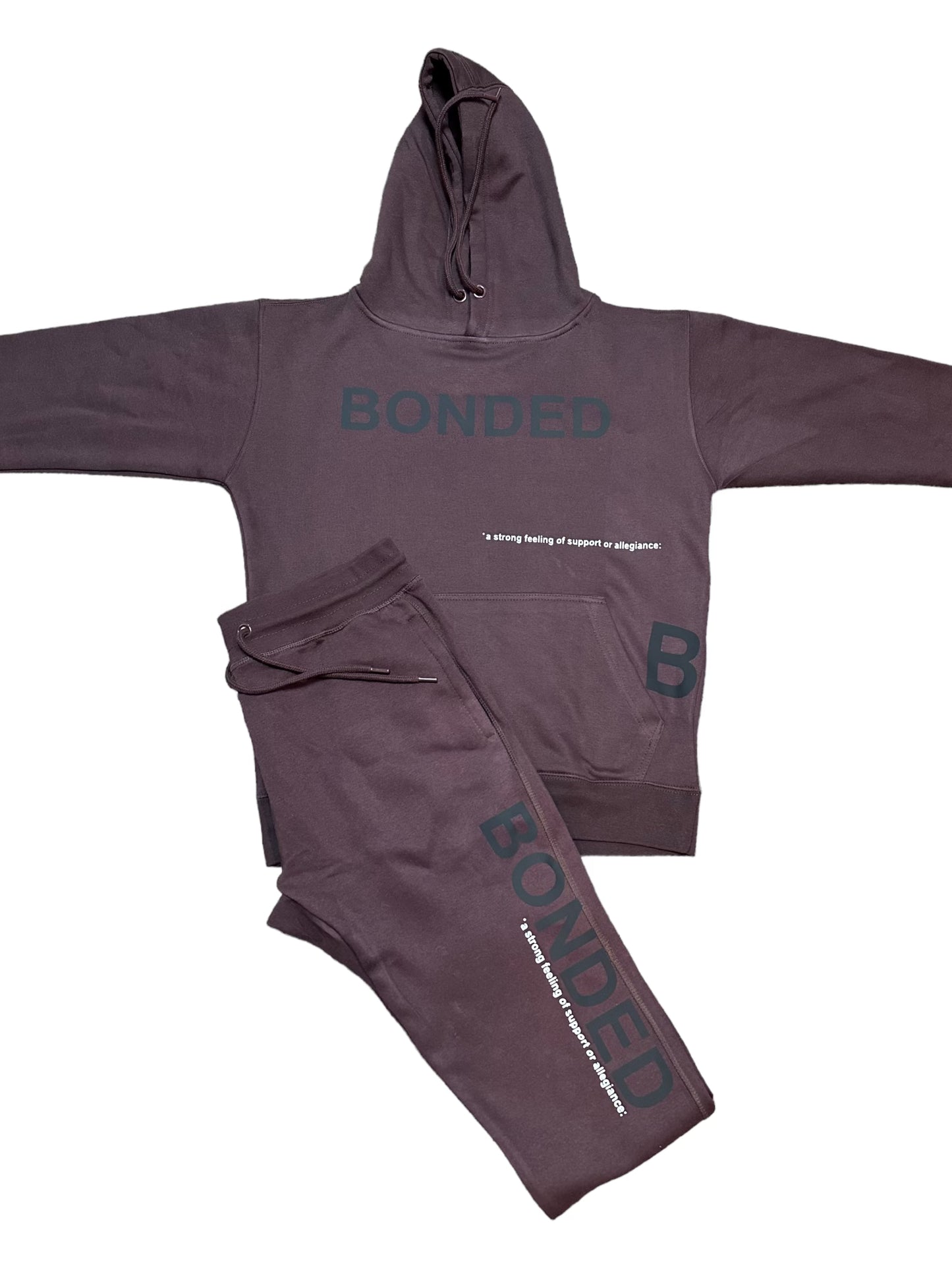 Wrap Around Jogger Set (Brown)