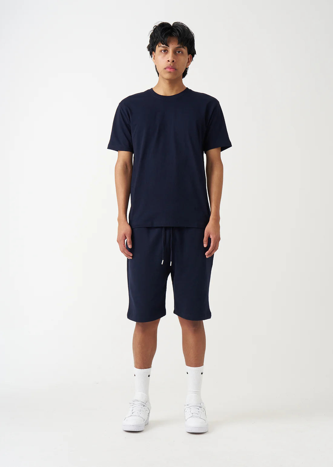 Blank Navy Short Set