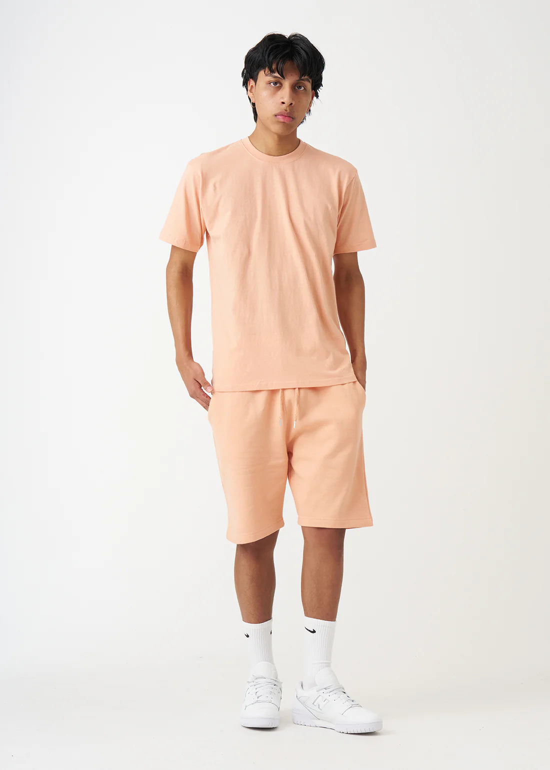 Blank Peach Short Set