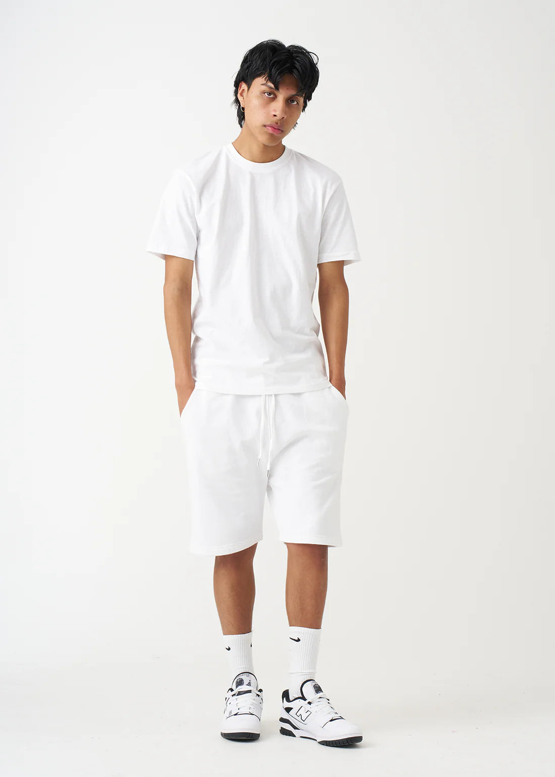 Blank White Short Set