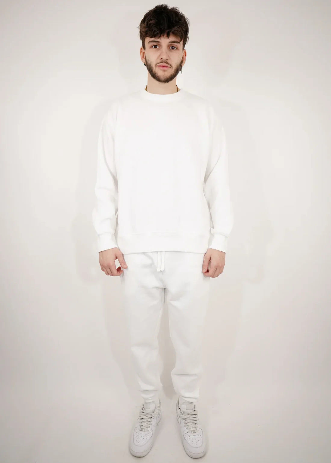 Blank White Crew Set