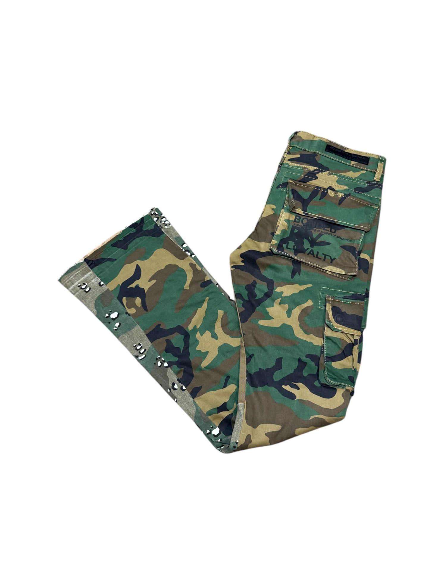BondedByLoyalty Stacked Cargo Pants