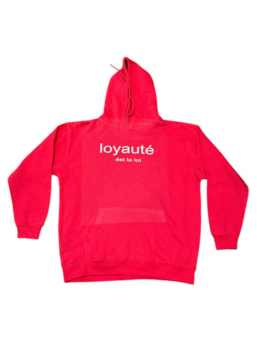 ENORMOUS loyaute’ Hoodie (Red)