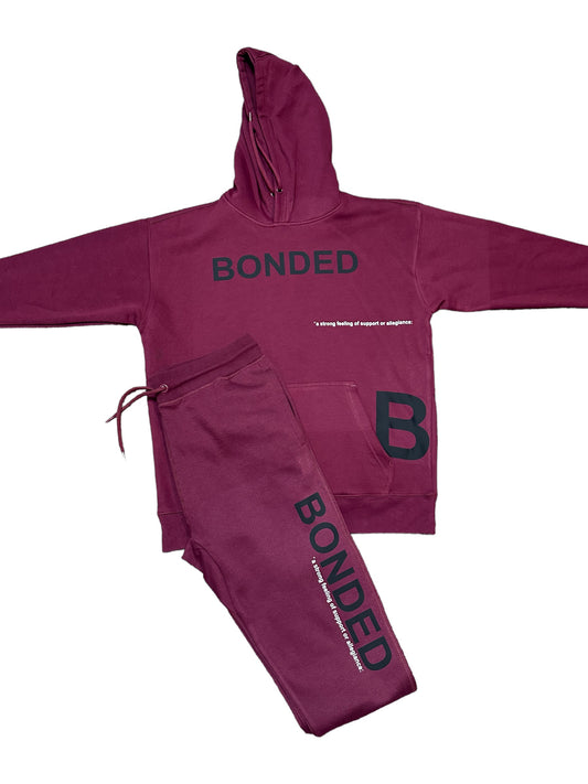 Wrap Around Jogger Set (Berry)