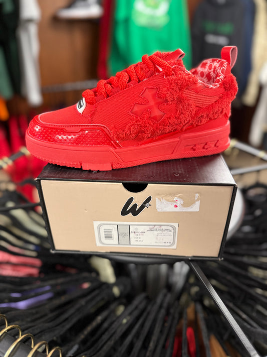 Watson K Flip Cross Sneakers Fire Distress