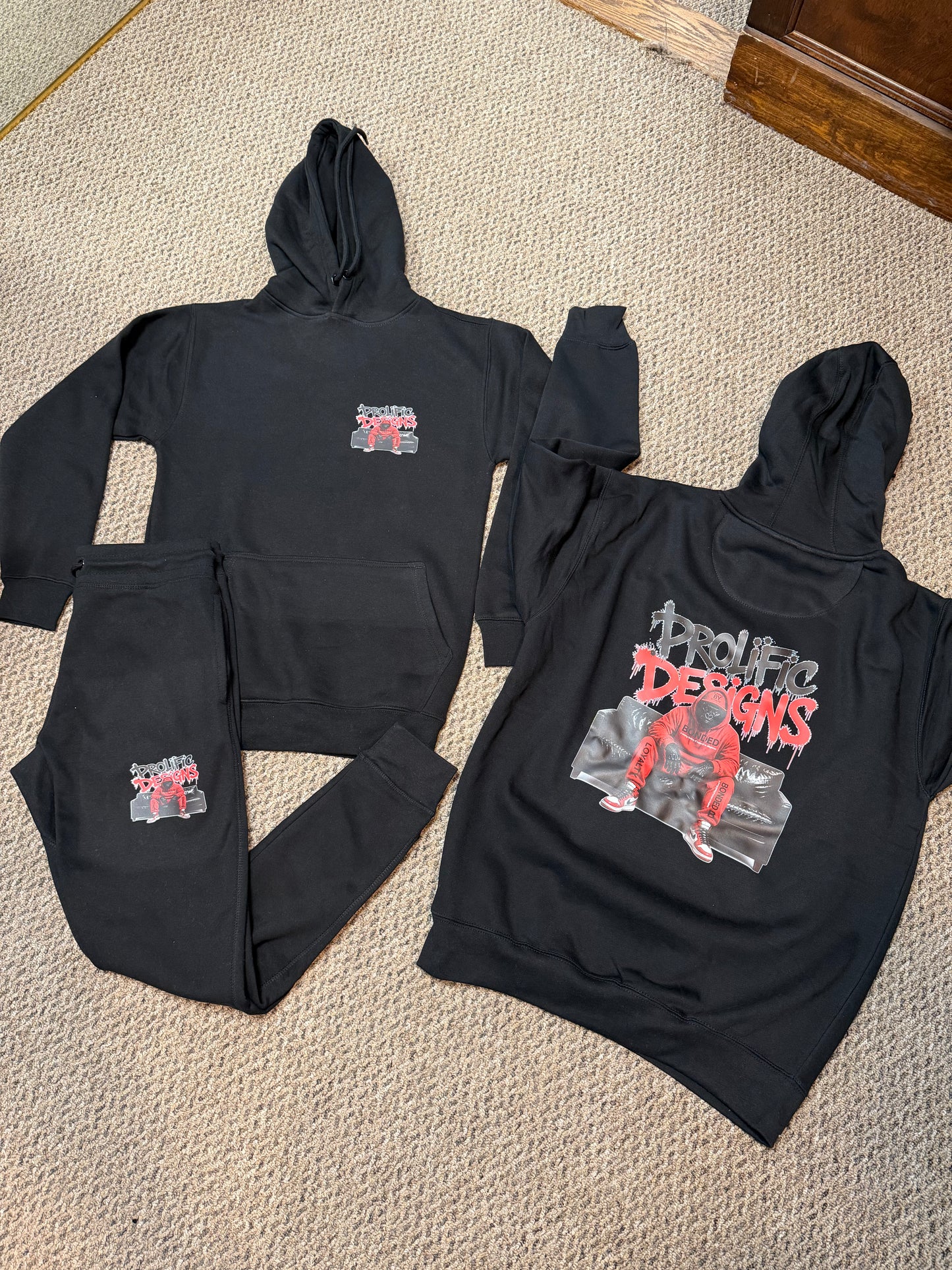 Prolific Designs Jogger Set (Black)