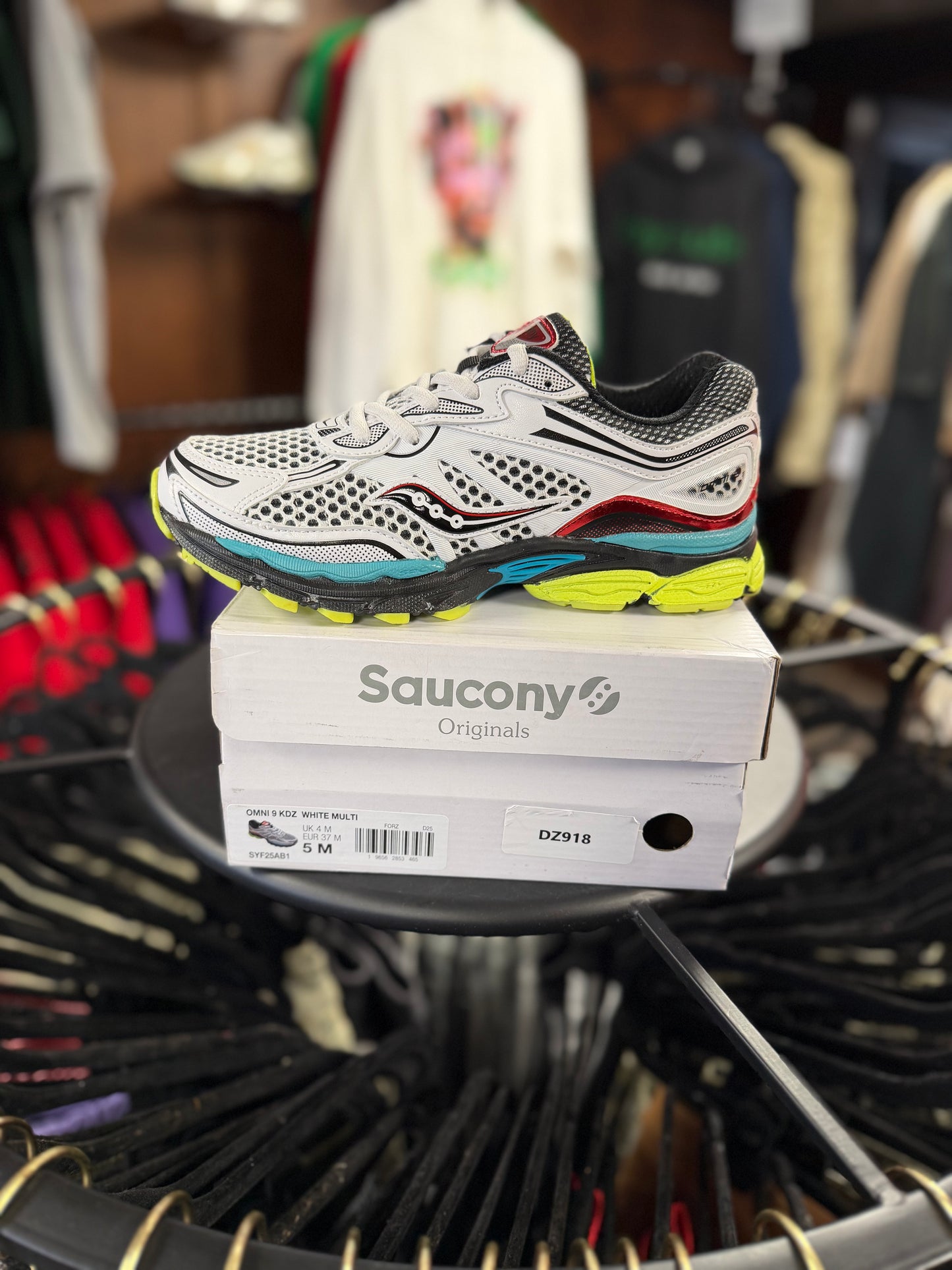 Saucony Omni 9 White Multi (GS)