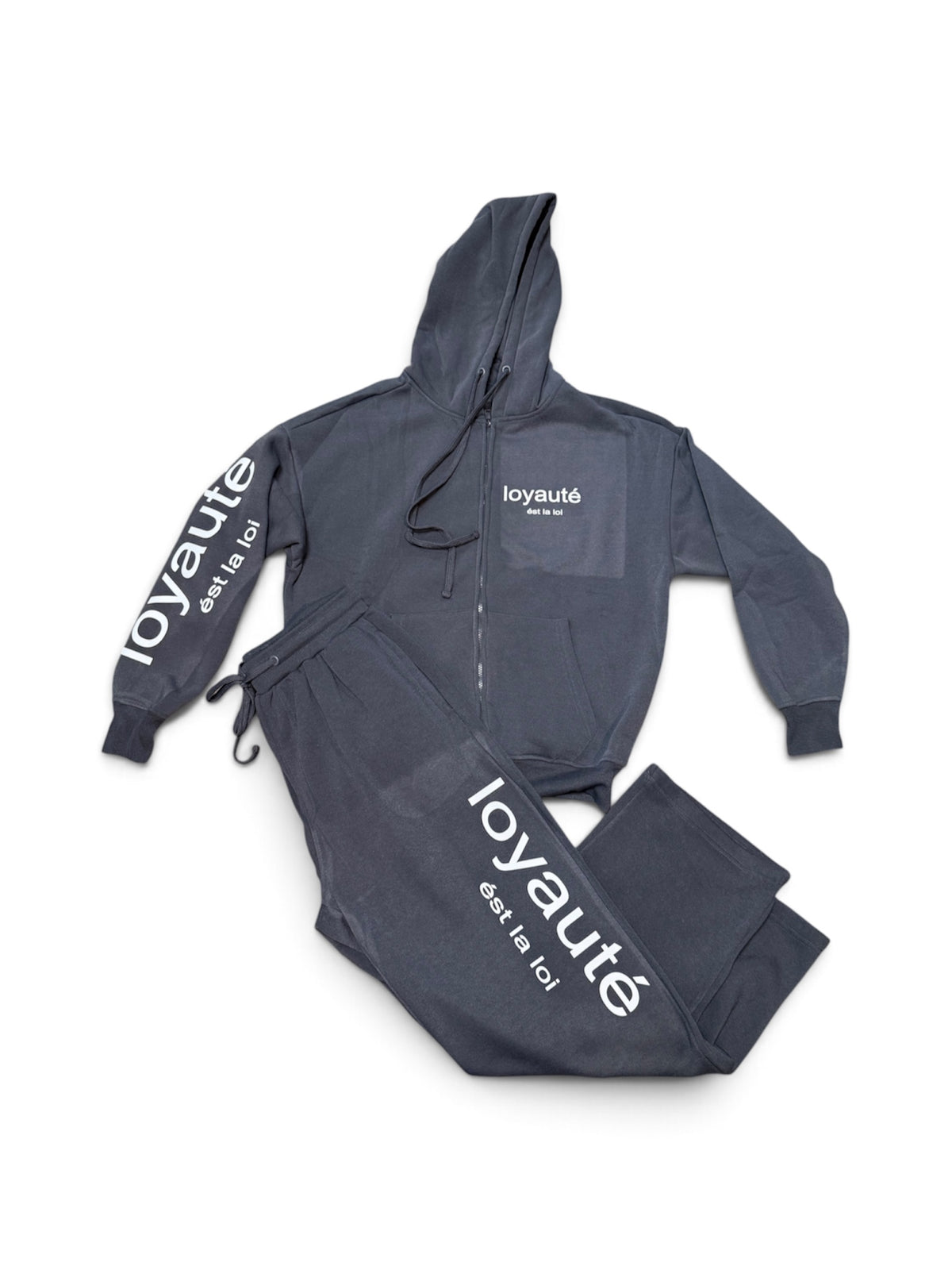 loyaute' Zip Up Fleece Relaxed Fit Set (Multi Colorways)