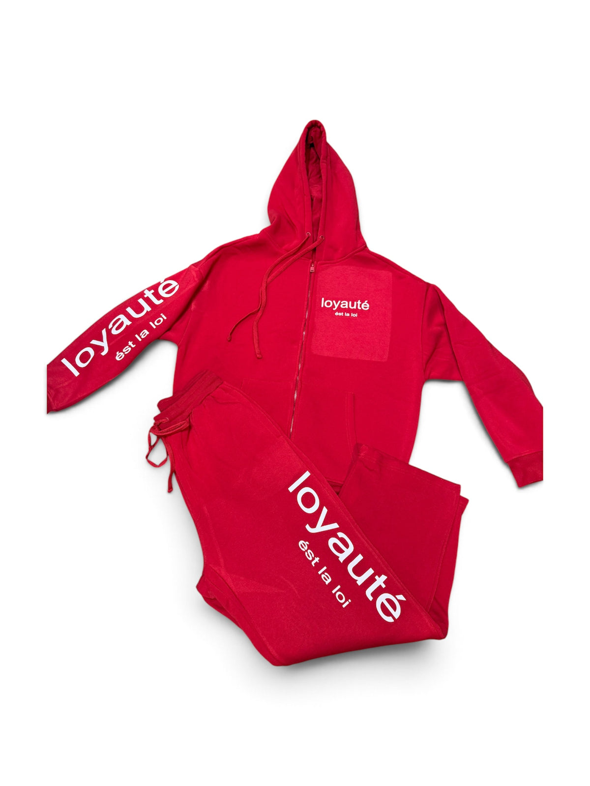 loyaute' Zip Up Fleece Relaxed Fit Set (Multi Colorways)