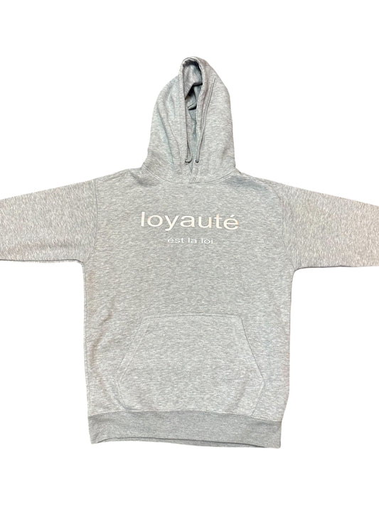 loyaute’ Hoodie (Grey&Rose Gold)