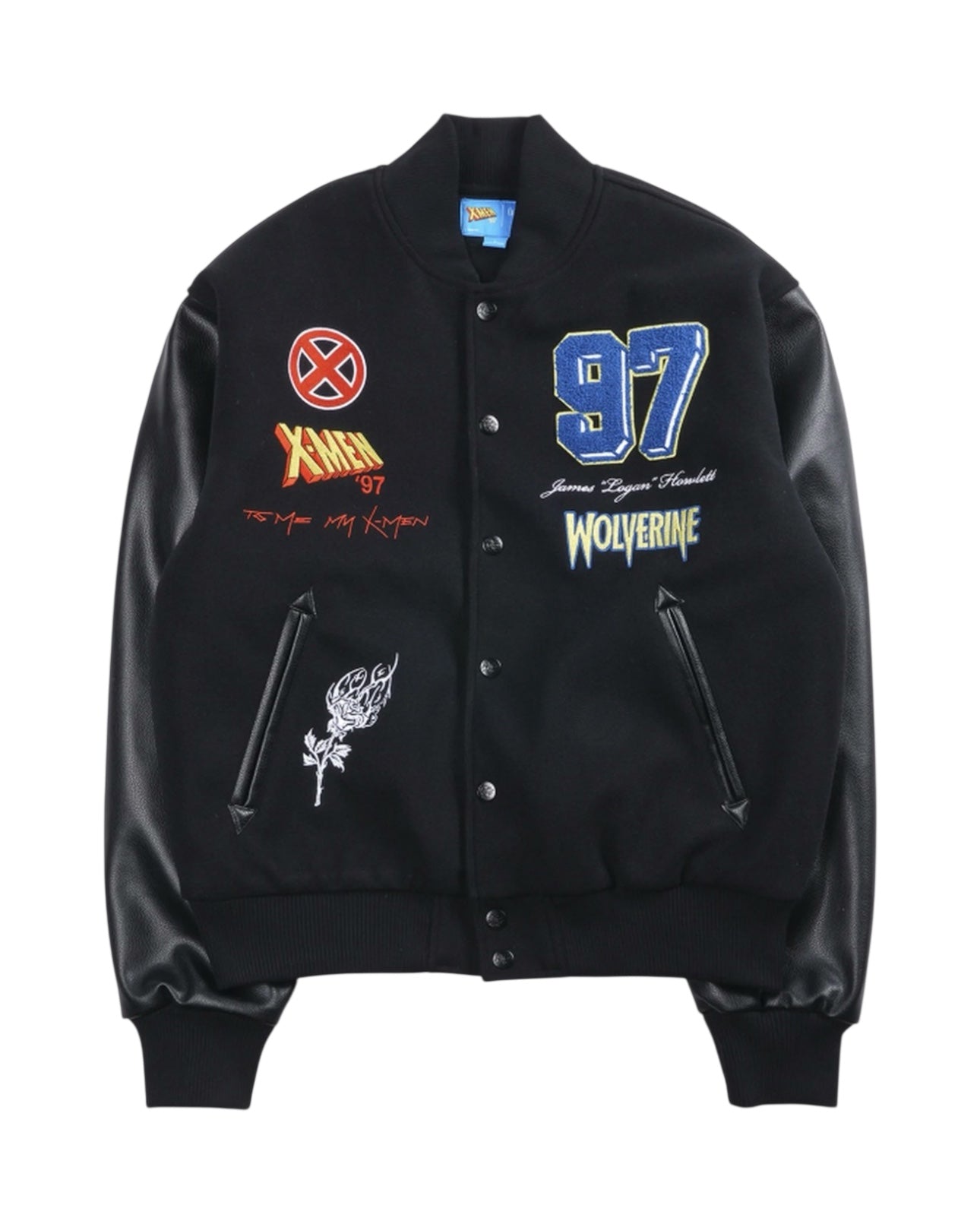 Civil regime X-Men ‘97 Wolverine Slash Varsity Bomber Jacket