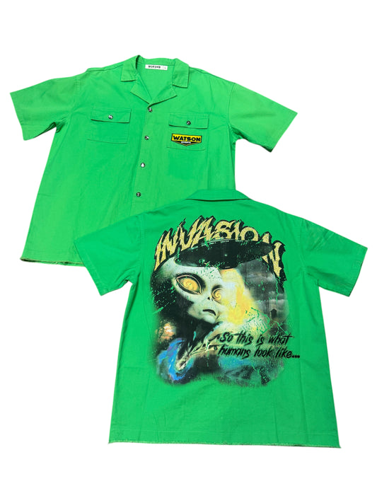 WATSON INVASION WORK SHIRT (GREEN)