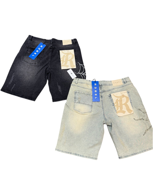 Rebel Denim Jorts (2 Colorways)